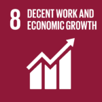 SDG8 logo decent work and economic growth